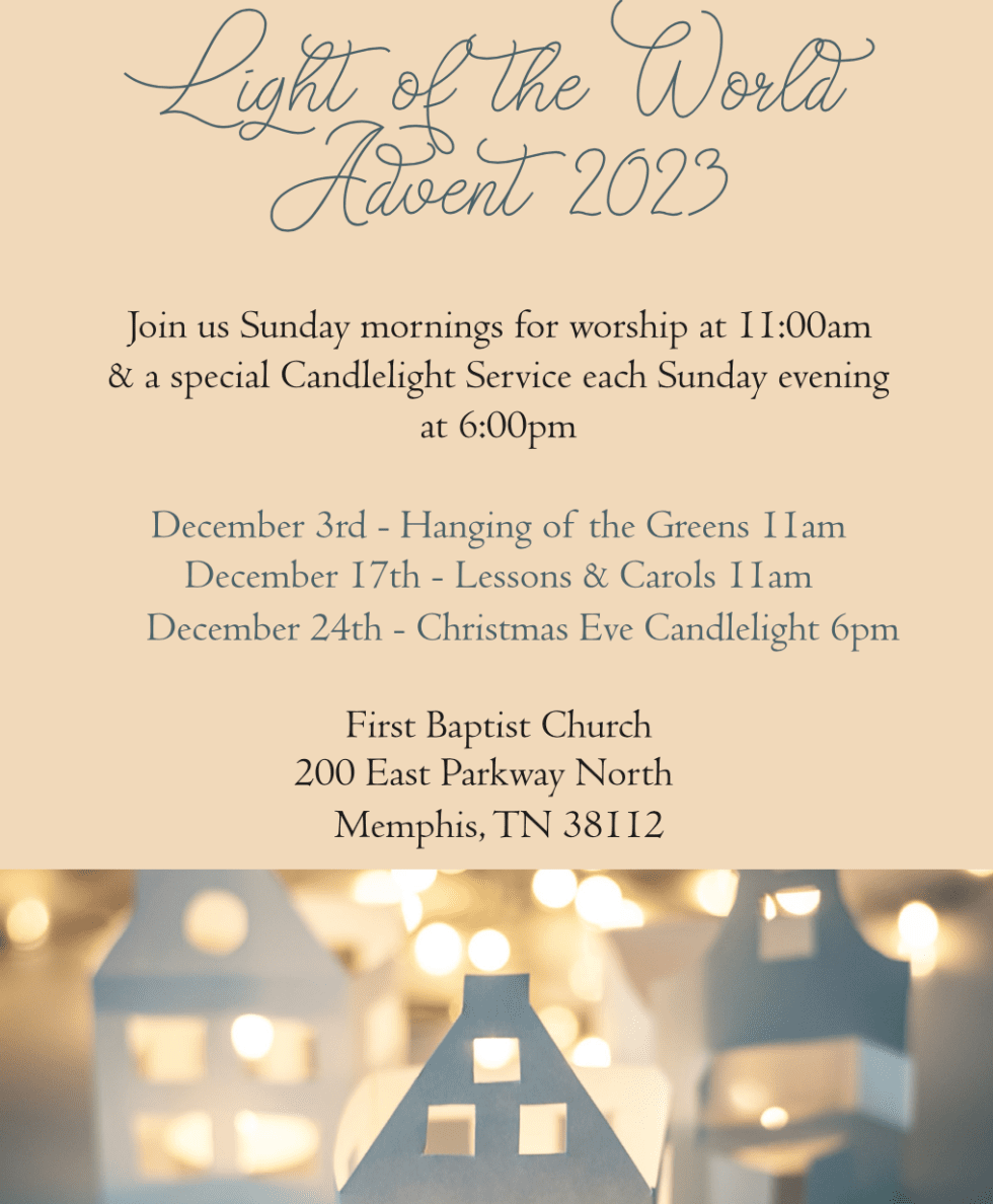 The First Baptist Church Memphis, Tennessee